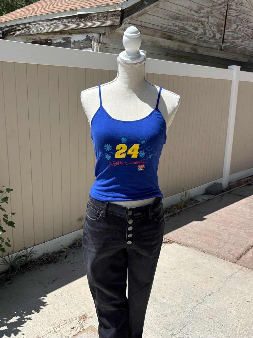 Vintage NASCAR blue “24” cami!